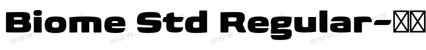 Biome Std Regular字体转换